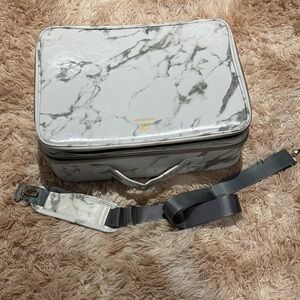 Marble Print Travel Bag with Strap